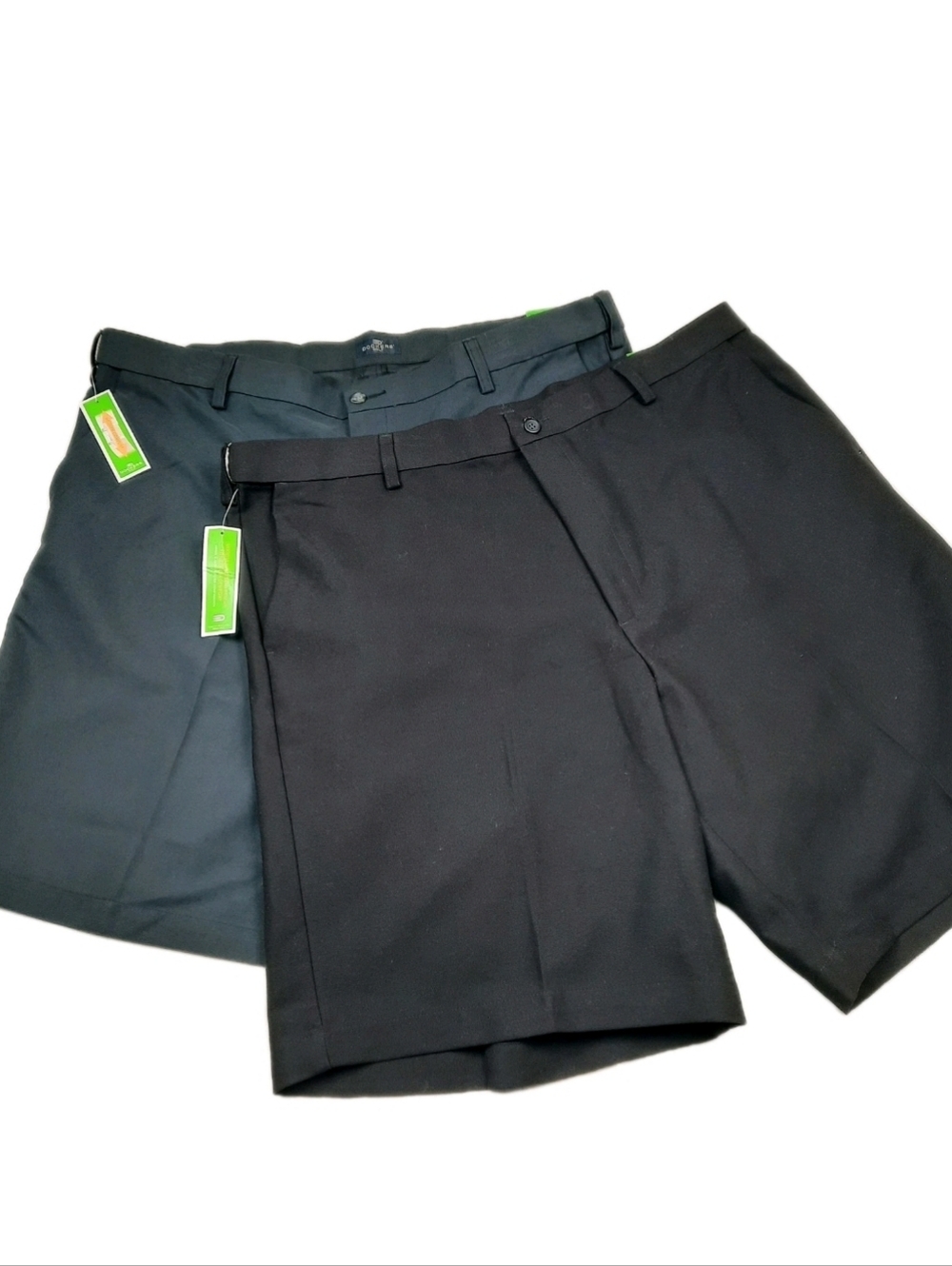 Lot Of 2 NWT Dockers Flat Front Relaxed Fit Golf Shorts 9.5" Inseam Mens Size 42